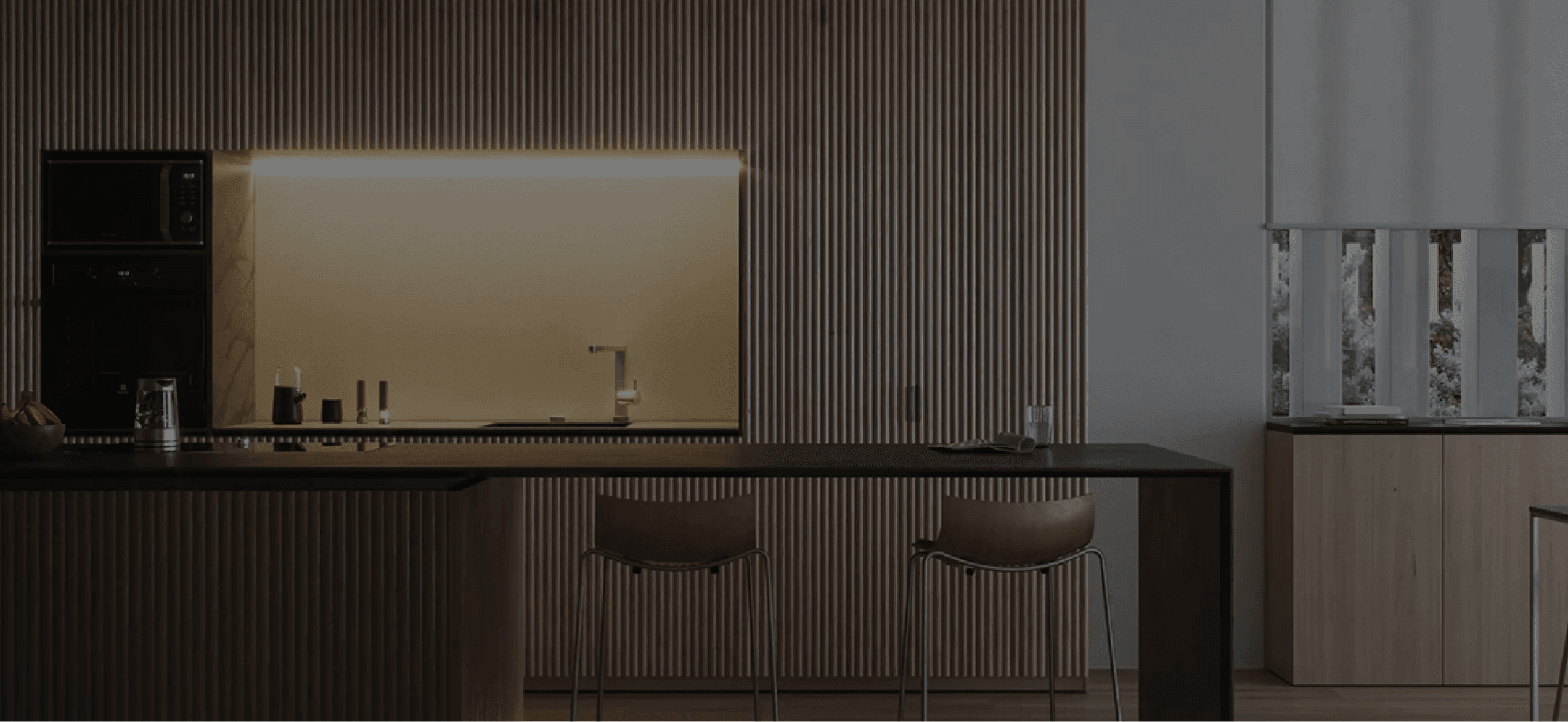 Warm interior background